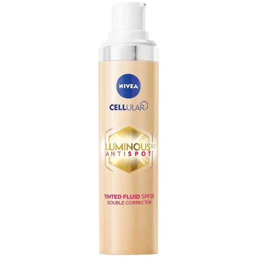 Nivea Cellular Luminous630 Getinte Dagcrème SPF20 Gezichtscreme Pigmentvlekken Verwijderen Crème 40ml flacon