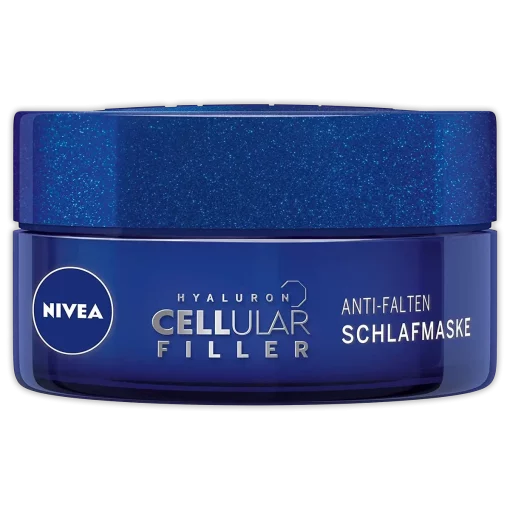 Nivea Hyaluron Cellulair Slaapmasker, 50 ml potje