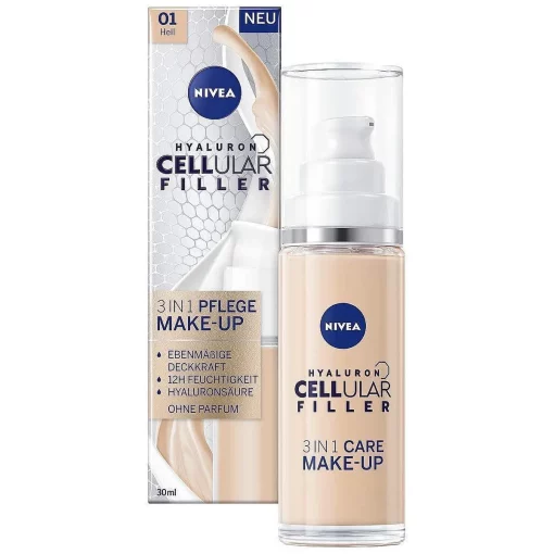 Nivea Hyaluron Cellular Filler 3-in-1 Verzorgende Make-up 01 Licht 30ml