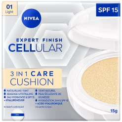 Nivea Hyaluronzuur Cellular Filler 3in1 Care Cushion Light SPF15 15ml