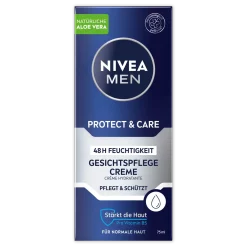 Nivea Men Protect & Care Gezichtscrème 75 ml verpakking voorzijde