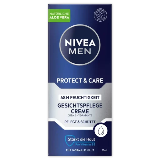 Nivea Men Protect & Care Gezichtscrème 75 ml verpakking voorzijde