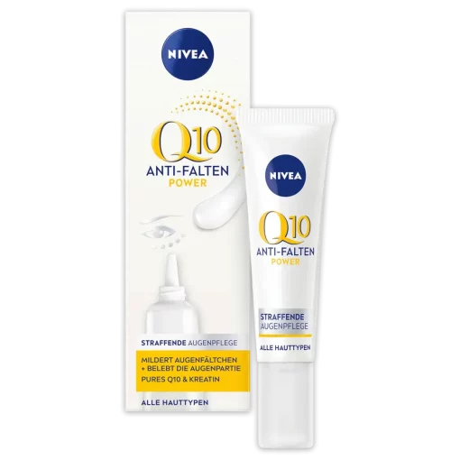 NIVEA Oogcrème Q10, 15ml verpakking en front