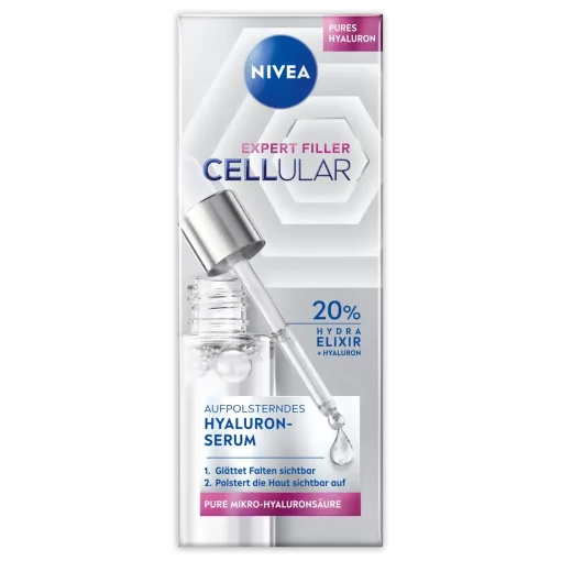 Nivea Serum Hyaluron Cellulair Expert, 30ml verpakking voorzijde