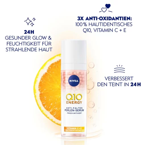 Nivea Serum Parels Anti-Vermoeidheid, 30 ml highlights