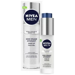 Nivea Soothing Facial Care for Sensitive Skin, 50 ml verpakking en flacon