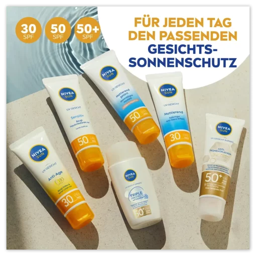 Nivea Sun UV Gezicht BB Cream SPF50, 50 ml productlijn