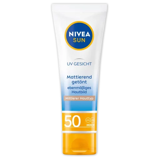 Nivea Sun UV Gezicht BB Cream SPF50, 50 ml tube