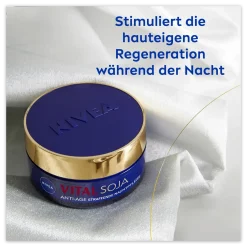 Nivea Vital Soja Anti-Age Nachtcrème 50ml stimuleert