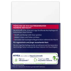 Nivea Vital Soja Anti-Age Nachtcrème 50ml verpakking achterzijde