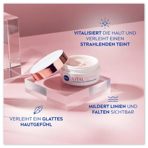 Nivea Vitale Stralende Teint Dagcrème, 50 ml highlights