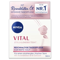 Nivea Vitale Stralende Teint Dagcrème, 50 ml verpakking voorzijde
