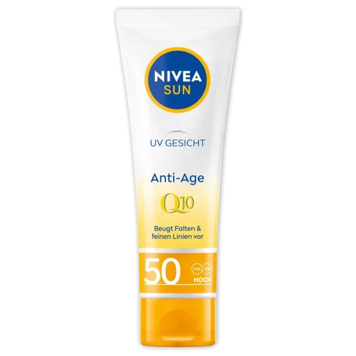 Nivea Zonnebrandcrème Gezicht Anti Age LSF50 50 ml tube