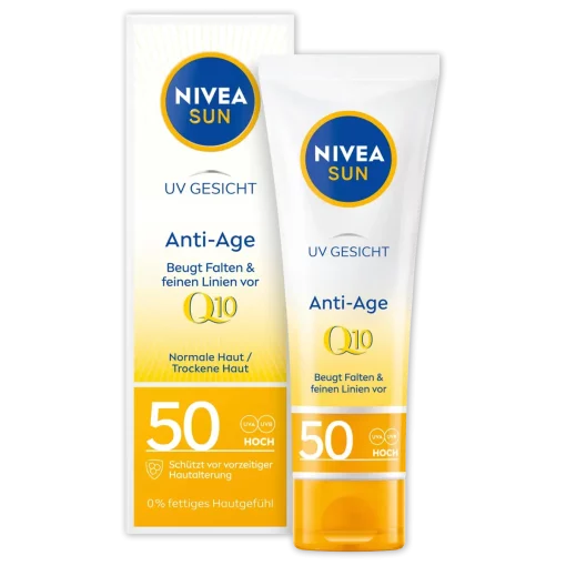 Nivea Zonnebrandcrème Gezicht Anti Age LSF50 50 ml