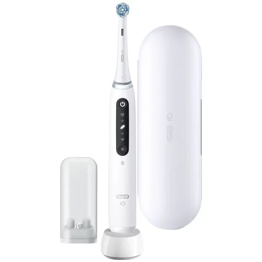 Oral-B iO Series 5 Volwassene Roterende-oscillerende tandenborstel Wit compleet