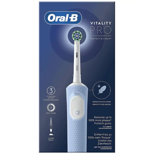 Oral-B Vitality Pro Blauw Elektrische Tandenborstel verpakking voorzijde