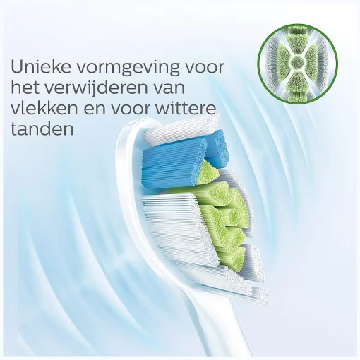 Philips Sonicare W2 Optimal White HX6068/13 - Opzetborstels - 8 stuks voor verwijderen vlekken