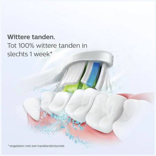 Philips Sonicare W2 Optimal White HX6068/13 - Opzetborstels - 8 stuks wittere tanden