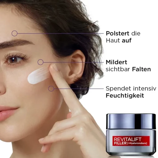 L’Oréal Paris Revitalift Filler Dagcrème 50ml highlights