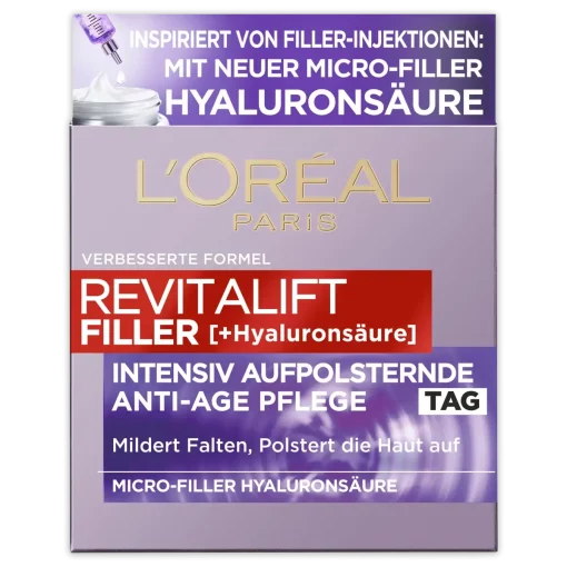 L’Oréal Paris Revitalift Filler Dagcrème 50ml verpakking voorzijde