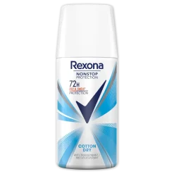 Rexona Anti-transpirant deodorantspray Nonstop Protection Cotton Dry, reisformaat, 35 ml