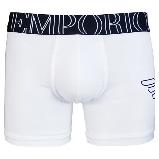 Emporio Armani Boxershort eagle print wit maat L