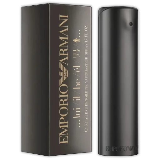 Emporio Armani He Eau De Toilette Spray verpakking en flacon