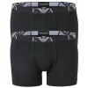 Emporio Armani Trunk Boxershorts Heren 2-pack zwart maat L