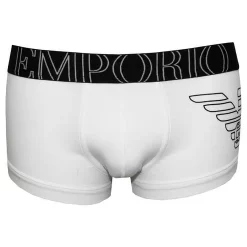 Emporio Armani trunk stretch eagle print wit maat L