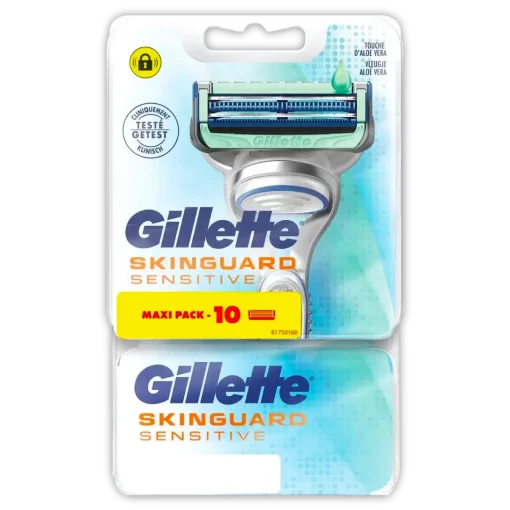 Gillette SkinGuard Sensitive Scheermesjes 10 stuks