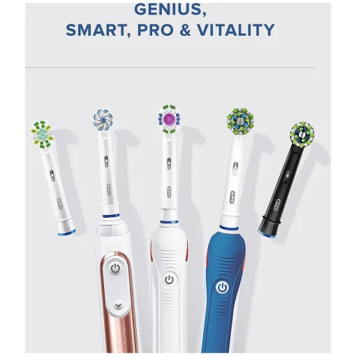 Oral-B Pro Cross Action Opzetborstels Met CleanMaximiser Technologie 12 Stuks smart pro vitality