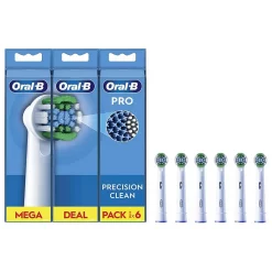 Oral-B Pro Precision Clean Mega Deal Opzetborstels 6 stuks