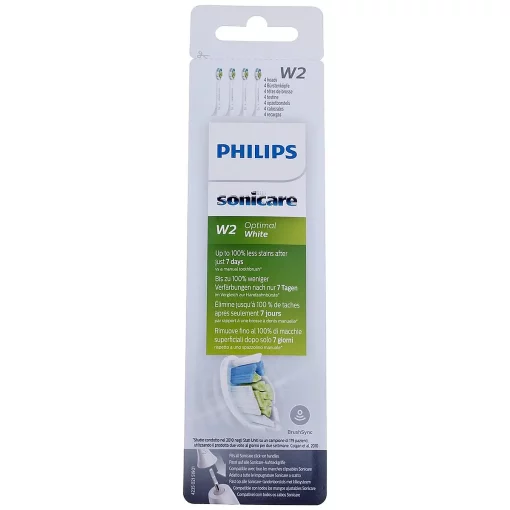 Philips Sonicare W2 Optimal White 4 stuks verpakking voorzijde