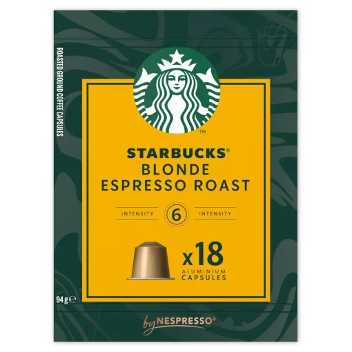 Starbucks by Nespresso capsules Blonde Espresso Roast, 18 stuks