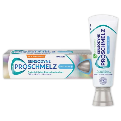 Tandpasta ProSchmelz Sanft Weiss Plus, 75 ml