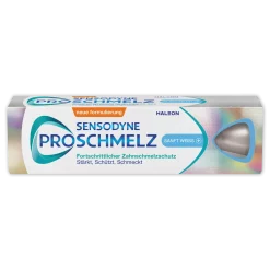 Sensodyne Proglasur Gentle Whitening Dagelijkse Tandpasta 75ml 11 Tandpasta ProSchmelz Sanft Weiss Plus, 75 ml verpakking voorzijde