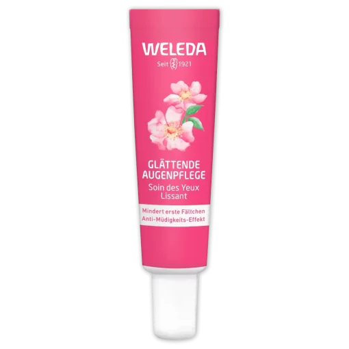 Weleda Oogcrème Verzachtende Wilde Roos, 12 ml tube voorzijde