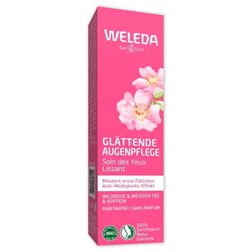 Weleda Oogcrème Verzachtende Wilde Roos, 12 ml verpakking voorzijde