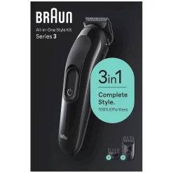 Braun All-In-One Style Kit Series 3 SK2400 2in1 Set voor Baard, Haar en Meer 8 Braun All-In-One Style Kit Series 3 SK2400 verpakking voorzijde