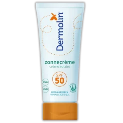 Dermolin Zonnecrème SPF 50 - Beschermende zonnebrandcrème