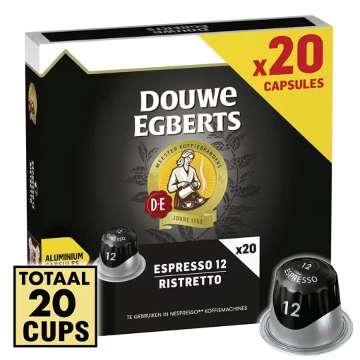 Douwe Egberts Espresso Ristretto (12) 20 capsules