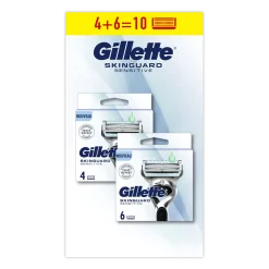 Gillette SkinGuard Sensitive Scheermesjes Aloë Vera 10-pack