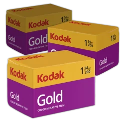 Kodak Gold 200 135-24 3-Pack! - Veelzijdige Kodak daglicht- en flitsfilm