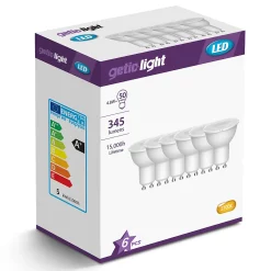 LED-spots GU10 Warm Wit 6 stuks, Energielabel A+