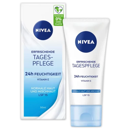 Nivea Gezichtscrème Essentials verfrissend SPF 15, 50ml