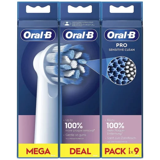 Oral-B Opzetborstels Sensitive Clean 9-Pack