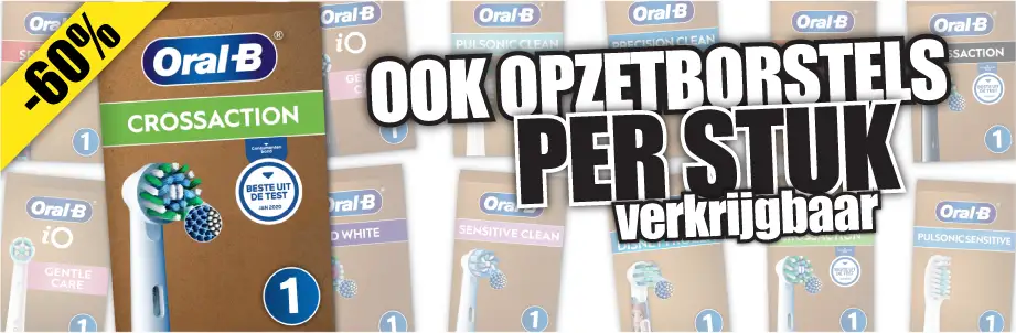 Oral-B Opzetborsteltjes per stuk bestellen