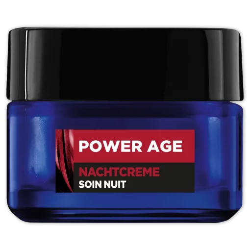 L'Oréal Men Expert Power Age Nachtcrème - Hydratatie & Versteviging potje voorzijde