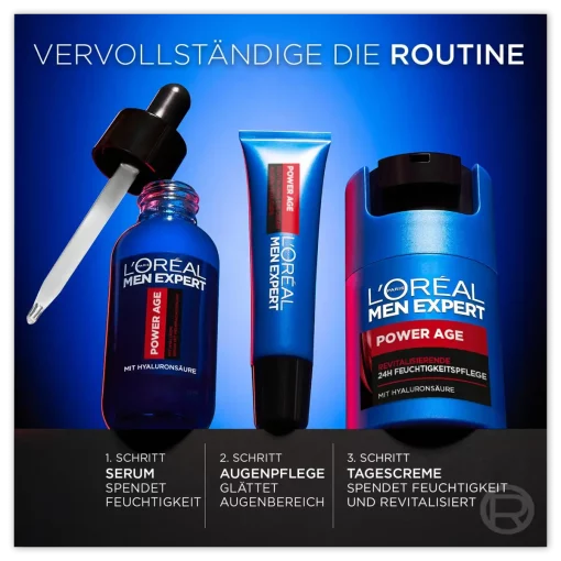 L'Oréal Men Expert Power Age Nachtcrème - Hydratatie & Versteviging routine