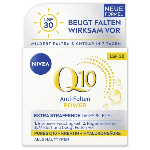 NIVEA Q10 Anti-Rimpel Dagcrème SPF 30 - Hydratatie & Bescherming verpakking voorzijde